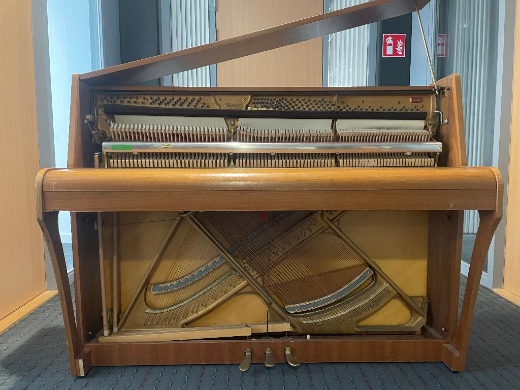 Gaveau piano, Muziek en Instrumenten, Piano's, Ophalen, Gebruikt, Bruin, Piano