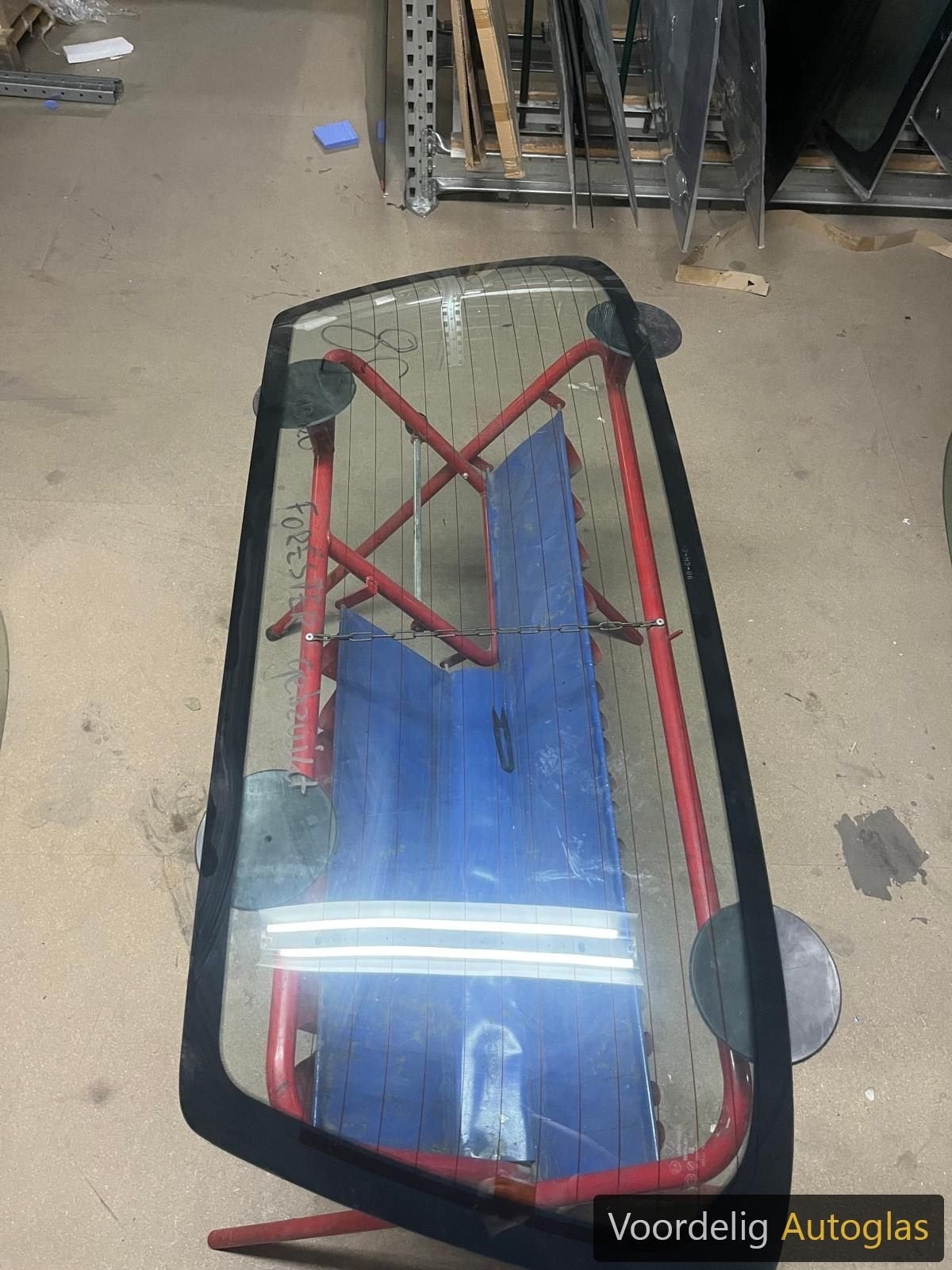 SUBARU FORESTER I 08/99 - 06/02 ACHTERRUIT GROEN VERWARMD +H, Subaru, Gebruikt, -, -