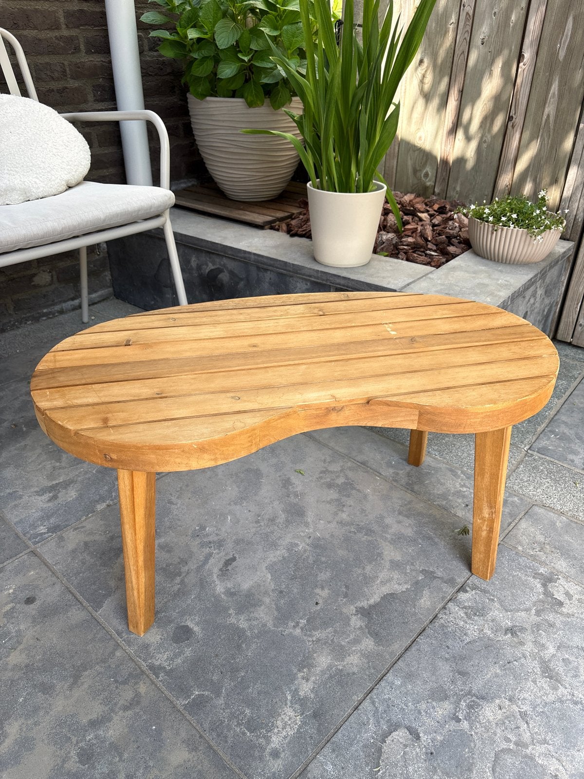 Houten bijzettafel Kwantum - Gebruikt, Gebruikt, Overige vormen, Minder dan 50 cm, Overige houtsoorten