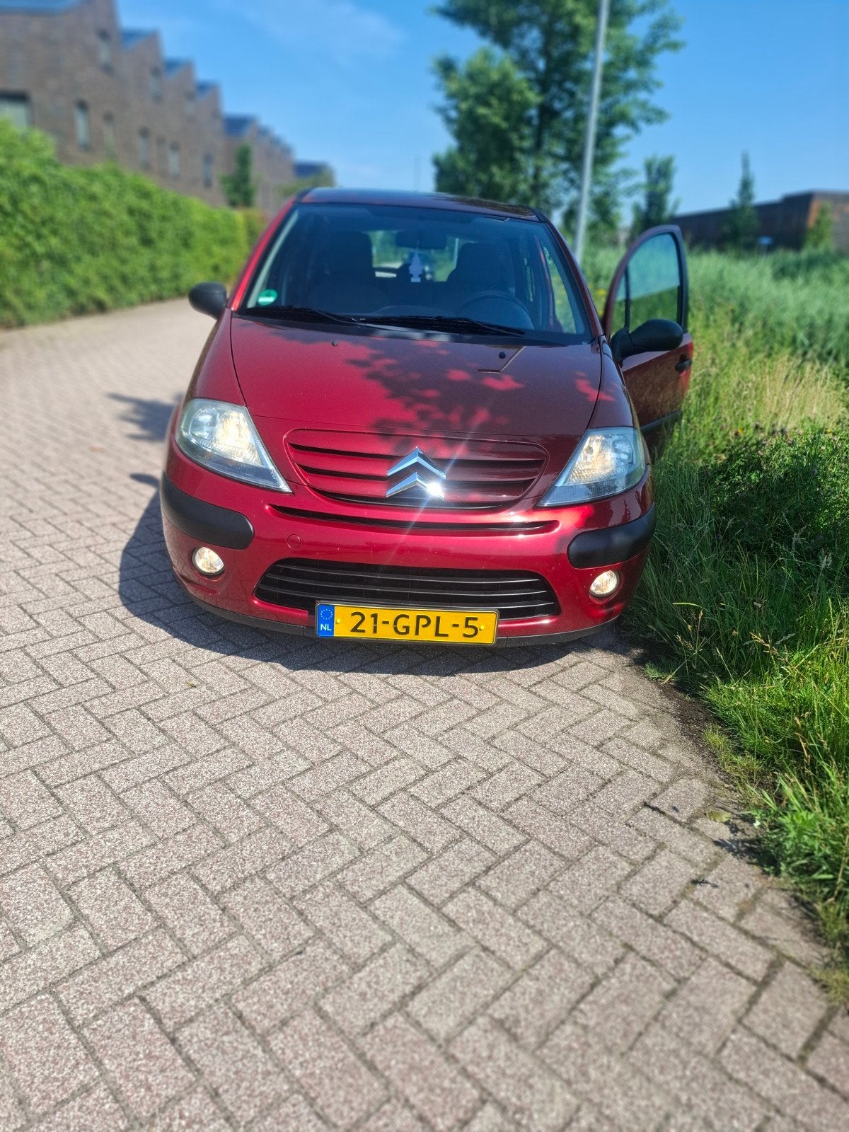 Citroën C3 1.4 I 2008 Rood, Voorwielaandrijving, Origineel Nederlands, Handgeschakeld, 73 pk