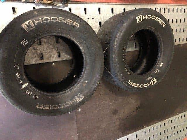 Historische F1 banden , Hoosier 330x700xR15 , gebruikt ., Ophalen, Gebruikt, Formule 1
