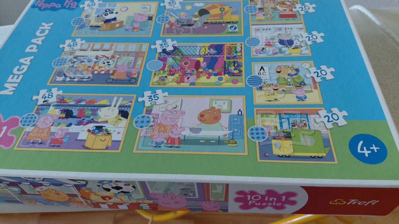 Peppa Pig Mega Pack 10-in-1 Puzzel - Diverse Stukjes, Ophalen, Meer dan 50 stukjes, Gebruikt, 4 tot 6 jaar