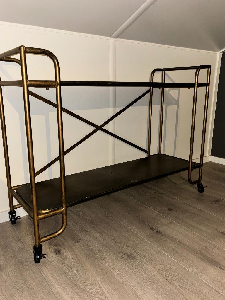 Riverdale sidetable, Ophalen, Gebruikt, 100 tot 150 cm, Metaal