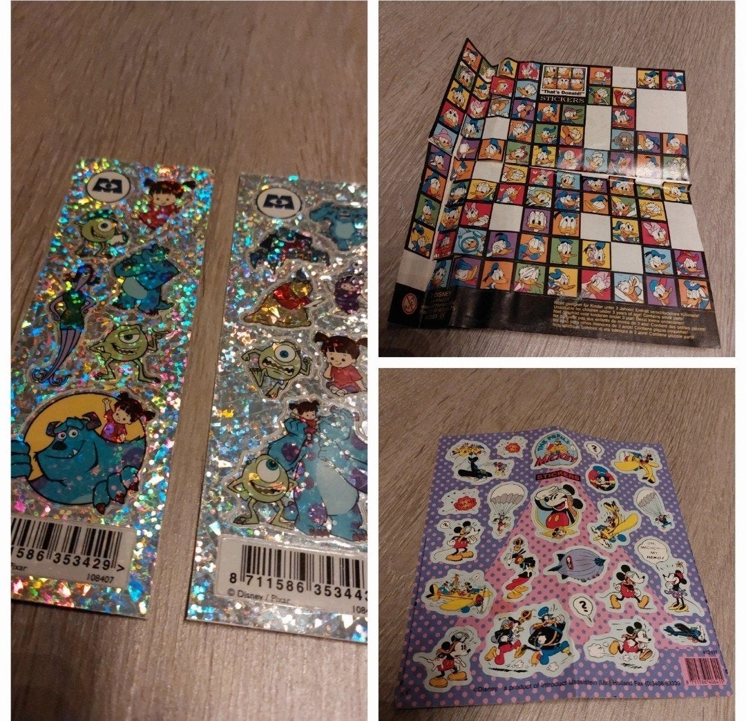 Stickervellen Disney, Ophalen of Verzenden, Gebruikt, Meerdere stickers