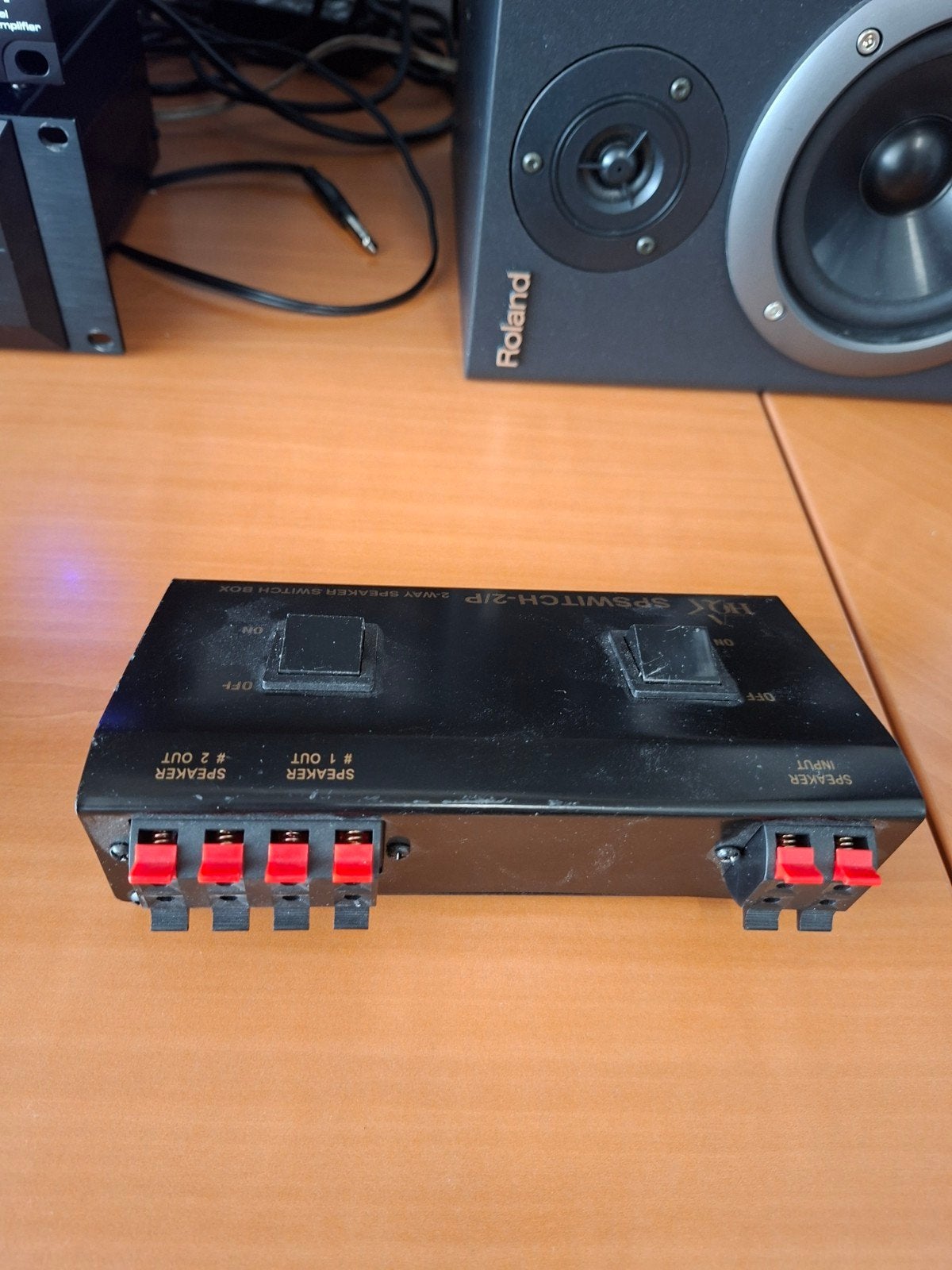 HQ SPSWITCH-2/P 2-weg speaker switch box, Audio, Tv en Foto, Verzenden, Gebruikt, Overige typen, Overige merken
