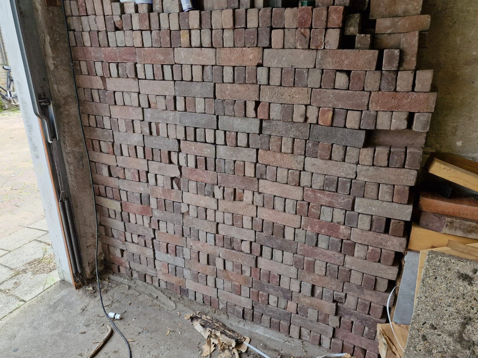 10m ongebruikte getrommelde waaltjes (Terga), Tuin en Terras, Ophalen, Nieuw, Beton, Klinkers