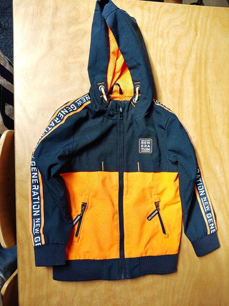 Leuke zomerjas voor jongens - donkerblauw/oranje, Gebruikt, Europe Kids, Ophalen of Verzenden, Jongen