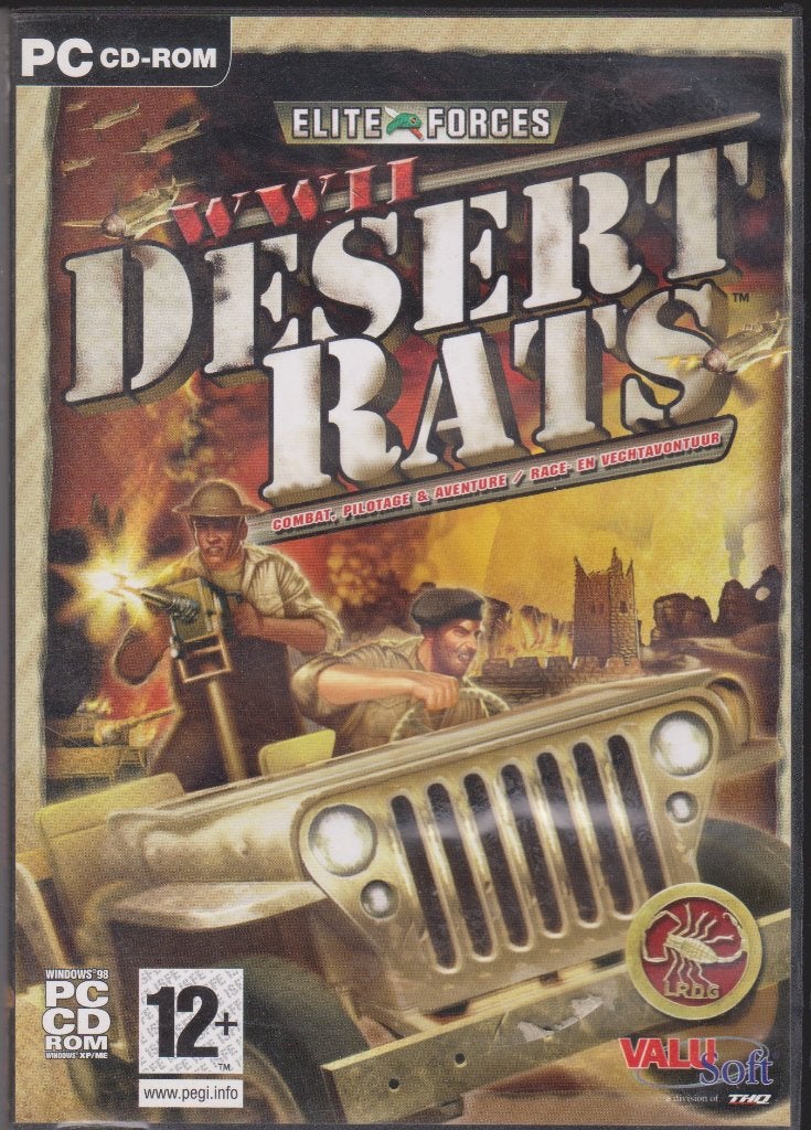 Dessert Rats WWII, Spelcomputers en Games, Games | Pc, Vechten, 1 speler, Ophalen of Verzenden, Zo goed als nieuw