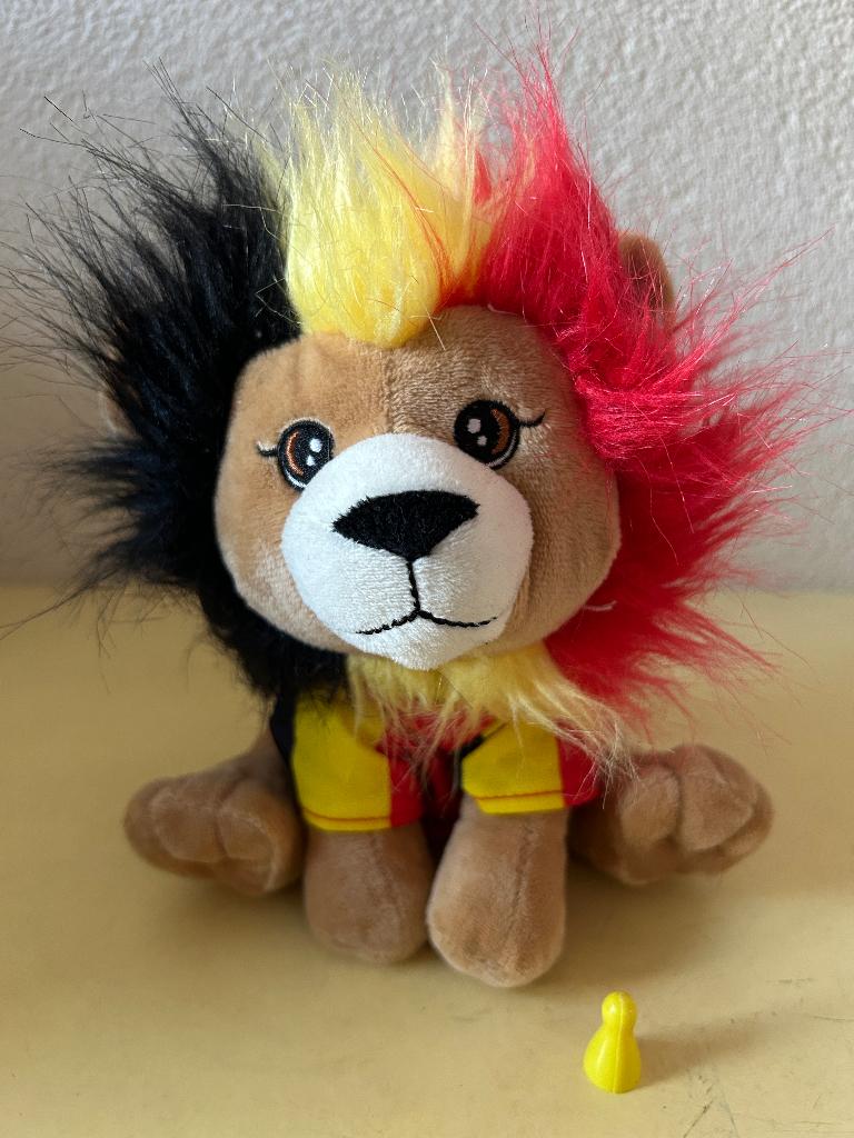 Delhaize 20cm knuffel Leeuw team België Supporter OS, Ophalen of Verzenden, Zo goed als nieuw, Middelgroot (20 tot 80 cm), Leeuw