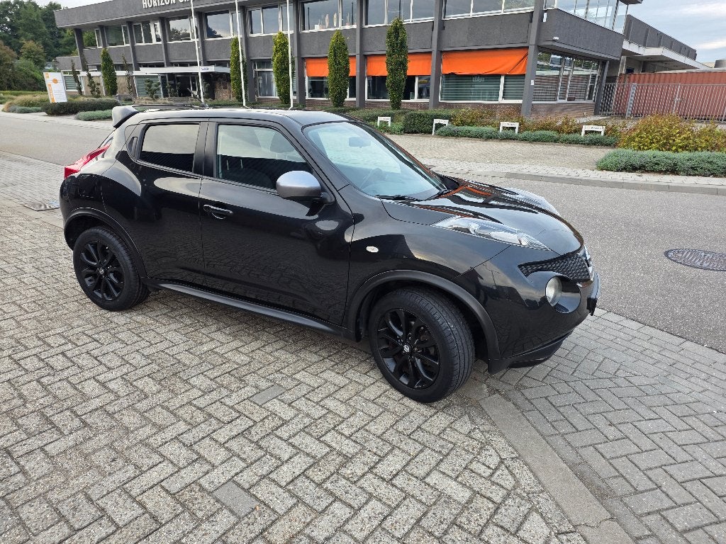 Nissan Juke Acenta Sportpack  73735 km!!, Auto's, Stof, 1250 kg, Zwart, 4 cilinders