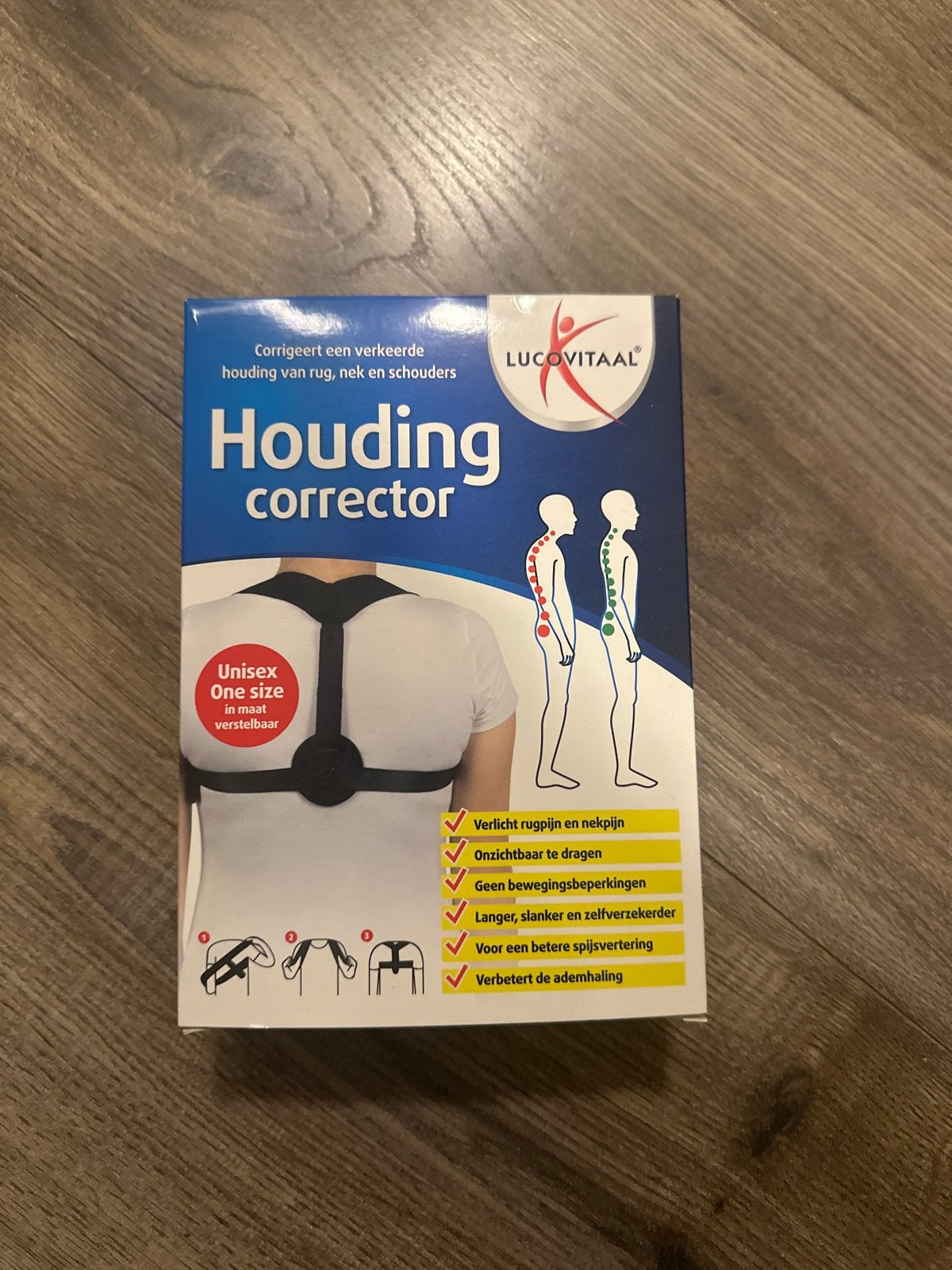 Lucovitaal Houding Corrector - Unisex One Size, Ophalen of Verzenden, Nieuw, Overige typen