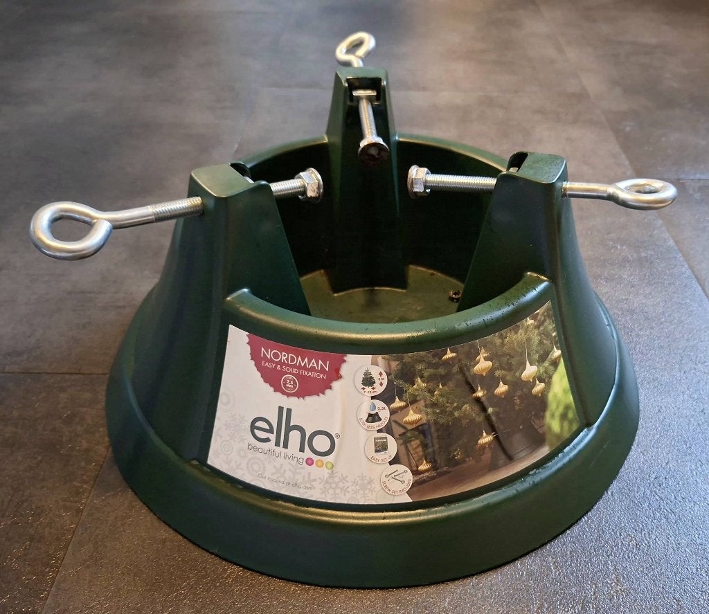 Kerstboom standaard Elho, Ophalen, Gebruikt