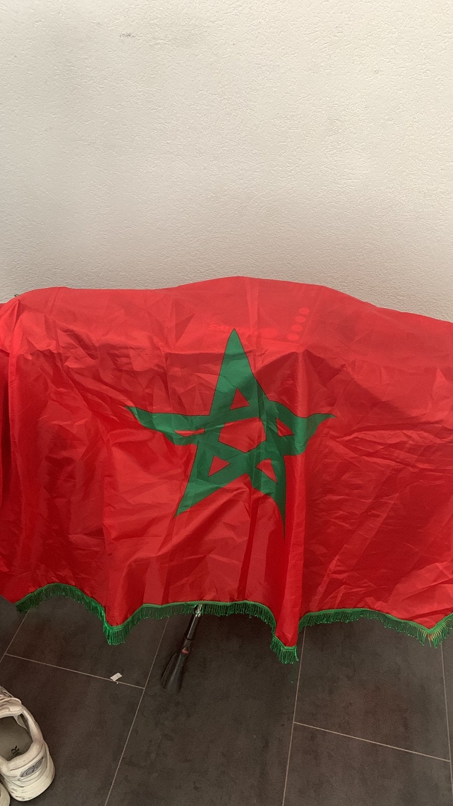 Marokkaanse vlag te koop, Ophalen of Verzenden, Zo goed als nieuw