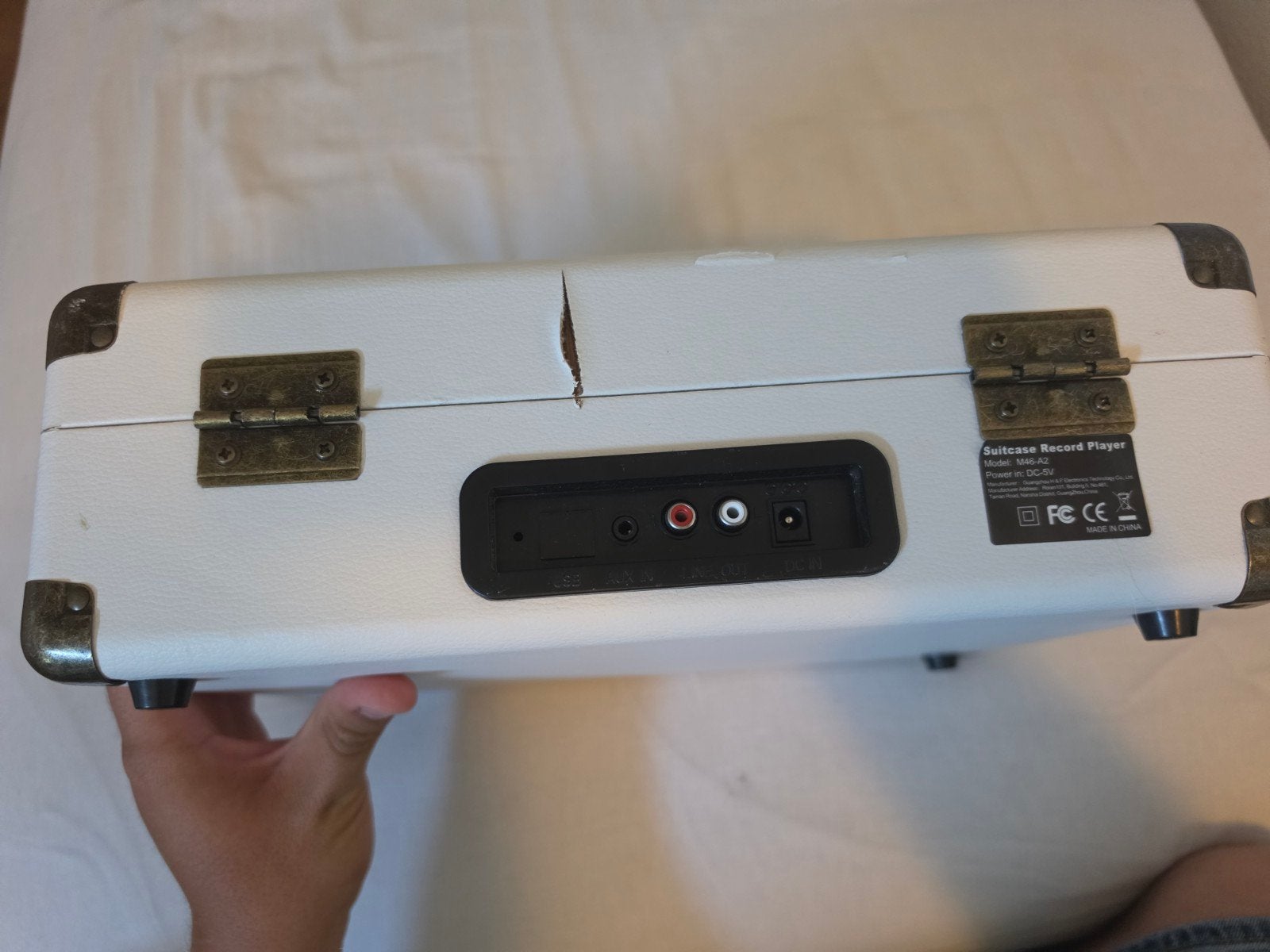 Platenspeler koffer met ingebouwde speakers en Bluetooth, Ophalen of Verzenden