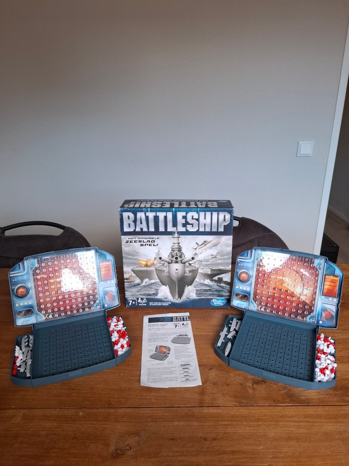 Battleship: Het Originele Zeeslag Spel - Hasbro, Een of twee spelers, Ophalen of Verzenden, Zo goed als nieuw, Hasbro