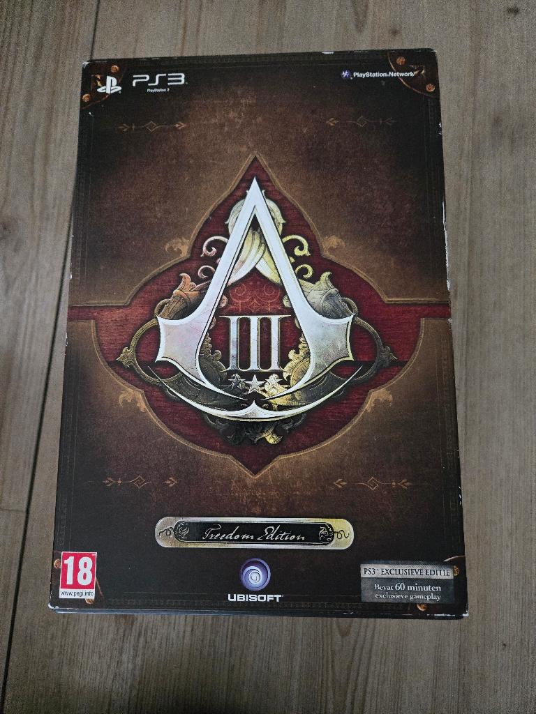Assassins Creed III Freedom Edition PS3, Avontuur en Actie, Vanaf 18 jaar, 1 speler, Ophalen of Verzenden