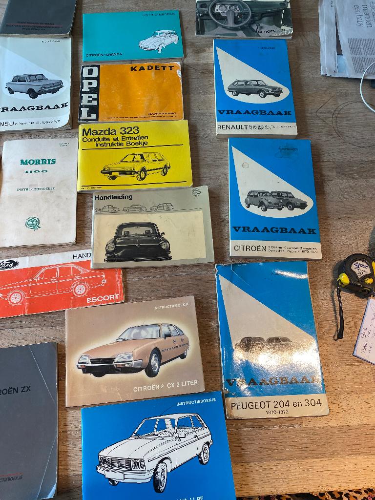 Instructie boekjes handleiding, Auto diversen, Handleidingen en Instructieboekjes, Ophalen