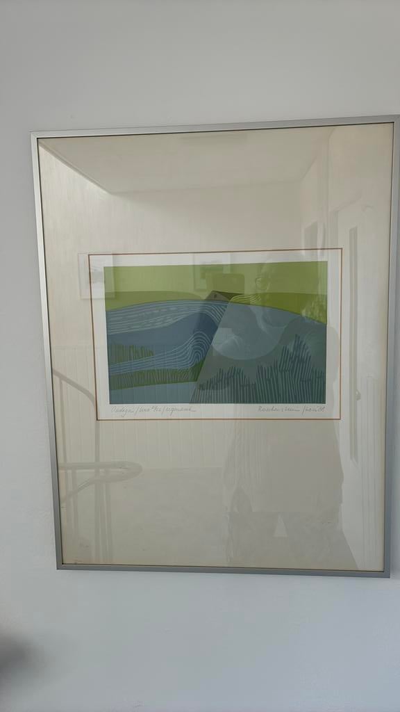 Twee har scheffer  linos eigendruk resp uit ‘86 en ‘88, Antiek en Kunst, Kunst | Litho's en Zeefdrukken, Ophalen