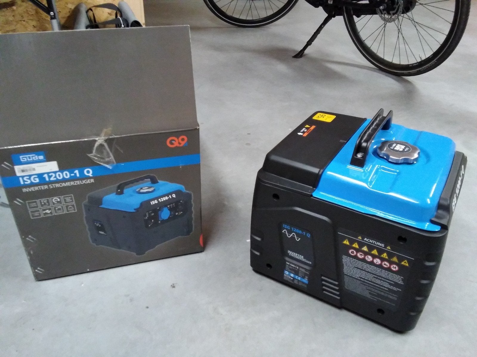 Güde ISG 1200-1 Q Inverter Stroomaggregaat, Ophalen, Benzine, Nieuw, Geluidgedempt