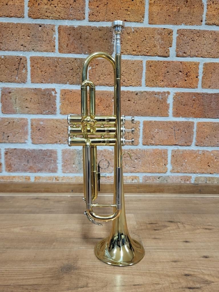 Trompet Bb Jupiter Jtr410 Goud - 17, Ophalen, Gebruikt, Bes-trompet, Met koffer