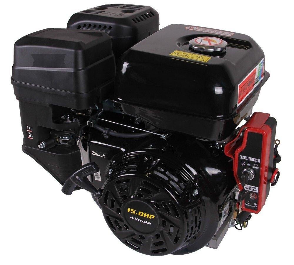 Benzinemotor E-start 13pk asmaat 25mm, Verzenden