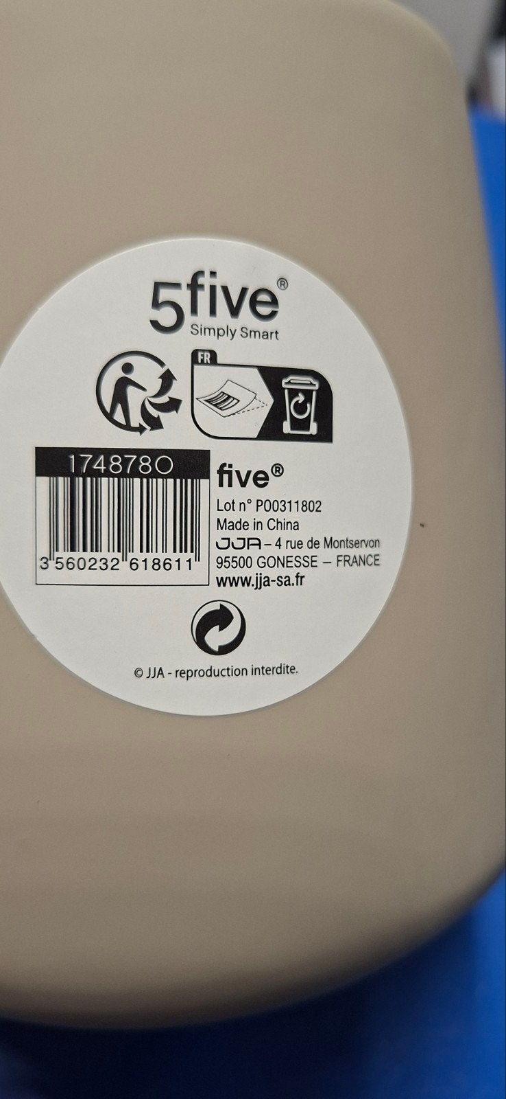 5 stujs toiletborstel met houder - 5five Simply Smart, Huis en Inrichting, Toilet-accessoire, Nieuw, Ophalen of Verzenden, Overige merken