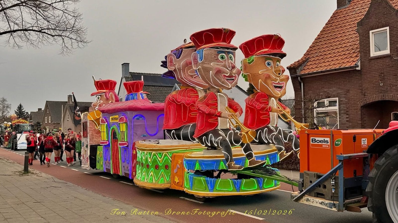 Prijs winnende carnavalswagen te koop!, Hobby en Vrije tijd, Feestartikelen, Ophalen, Gebruikt, Overige typen, Carnaval