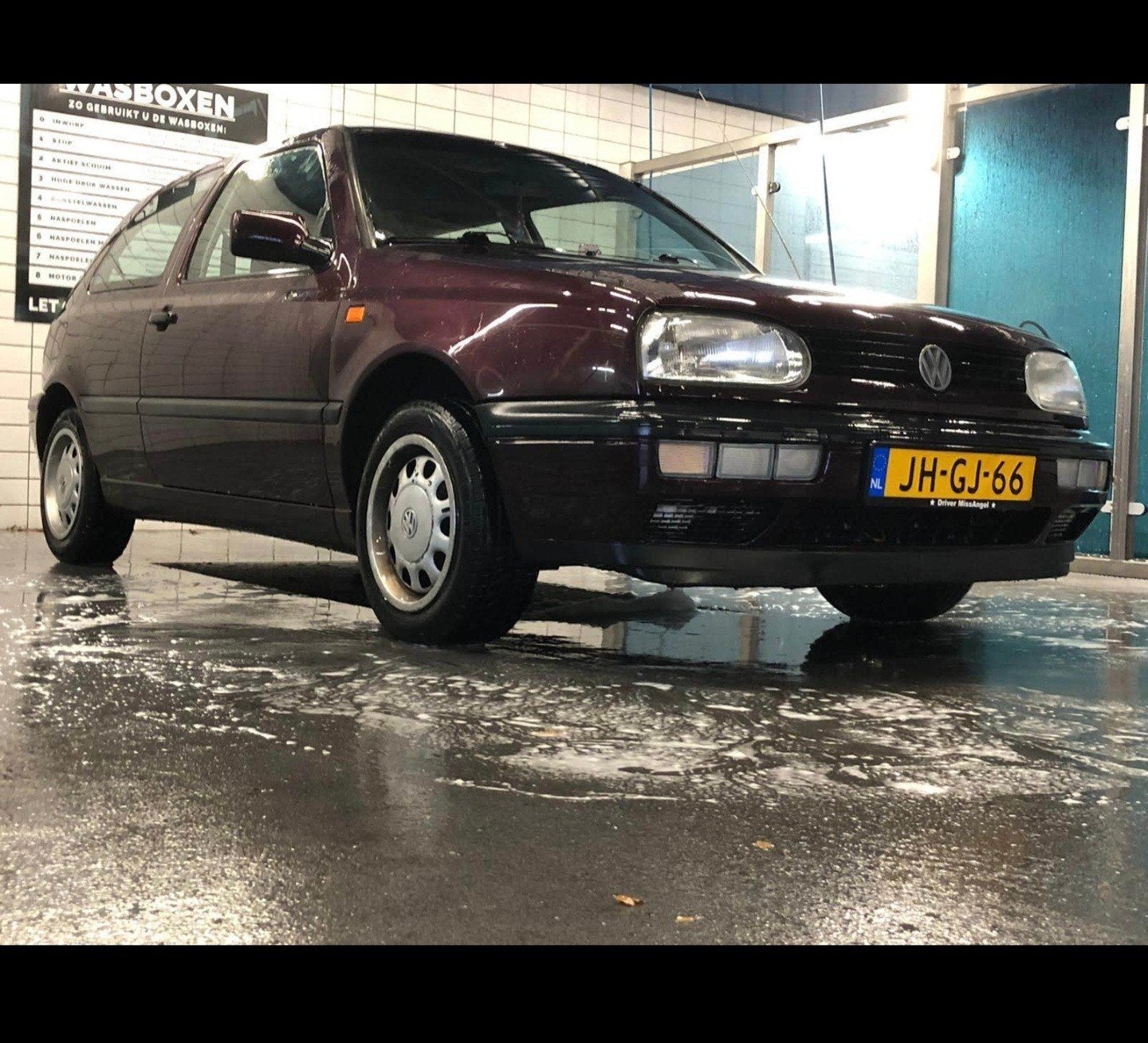 Volkswagen Golf 1.8 GL 66KW AUT E2 1994 Rood, Auto's, 4 cilinders, 1039 kg, Origineel Nederlands, 1200 kg