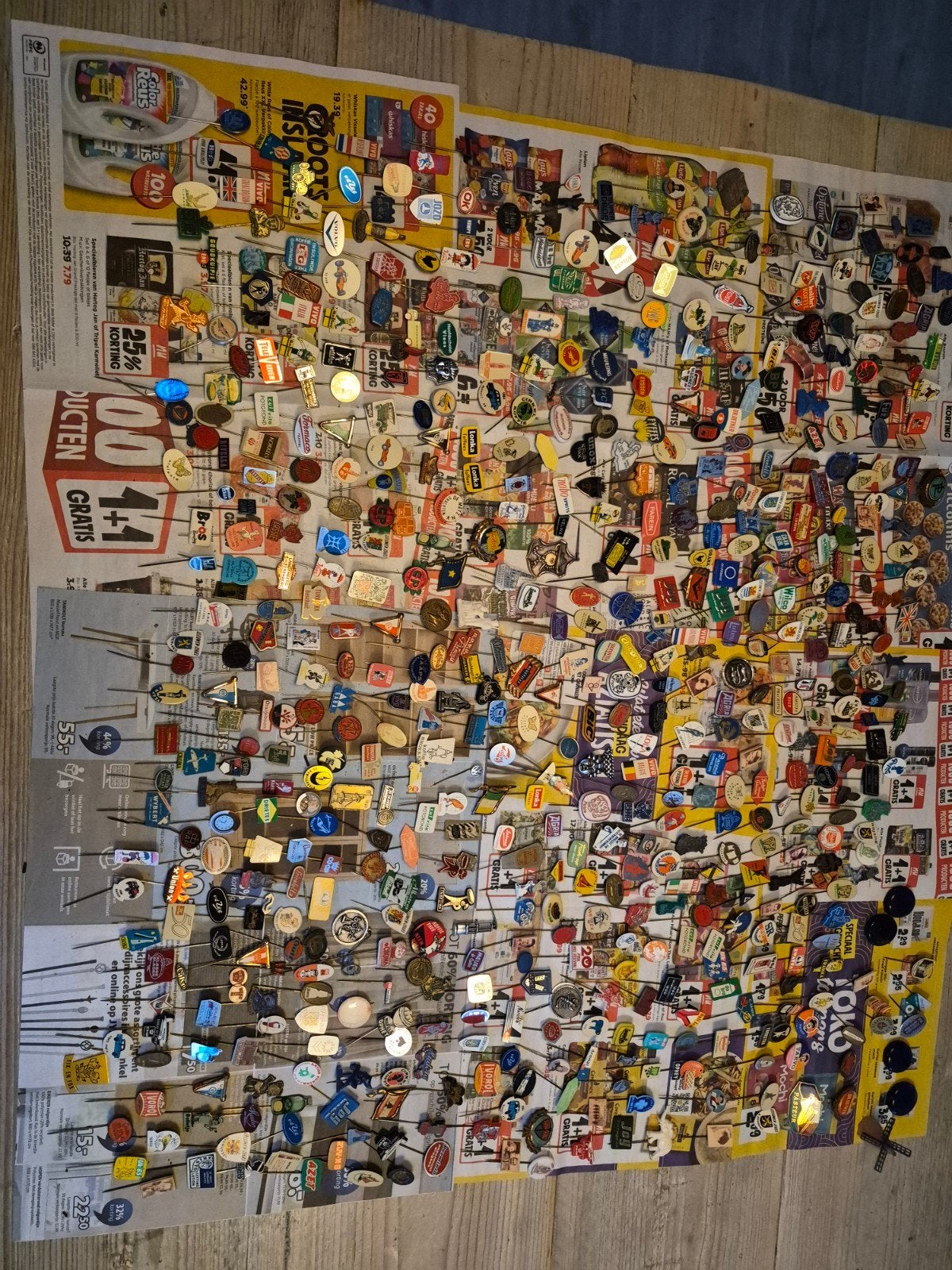Grote collectie vintage speldjes en pins, Verzamelen, Ophalen of Verzenden, Gebruikt, Overige onderwerpen, Speldje of Pin