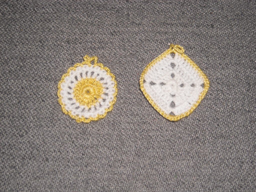 Pannenlapjes, 2 stuks, Ophalen of Verzenden, Gebruikt, Poppenhuis