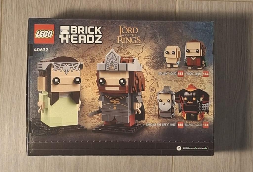 Lego 40632 Aragorn & Arwen | BrickHeadz, BrickHeadz, Lego, Nieuw, Ophalen of Verzenden