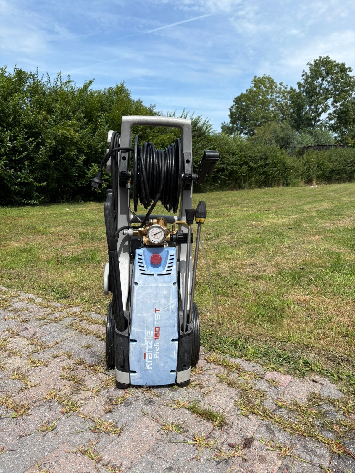 Kränzle Profi 160 TST Hogedrukreiniger – Topstaat!, Ophalen, Zo goed als nieuw, Elektrisch, Met regelbare waterdruk