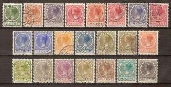 Nederland NVPH nr 177/98 gestempeld Koningin Wilhelmina 1926, Postzegels en Munten, Ophalen of Verzenden, T/m 1940, Gestempeld