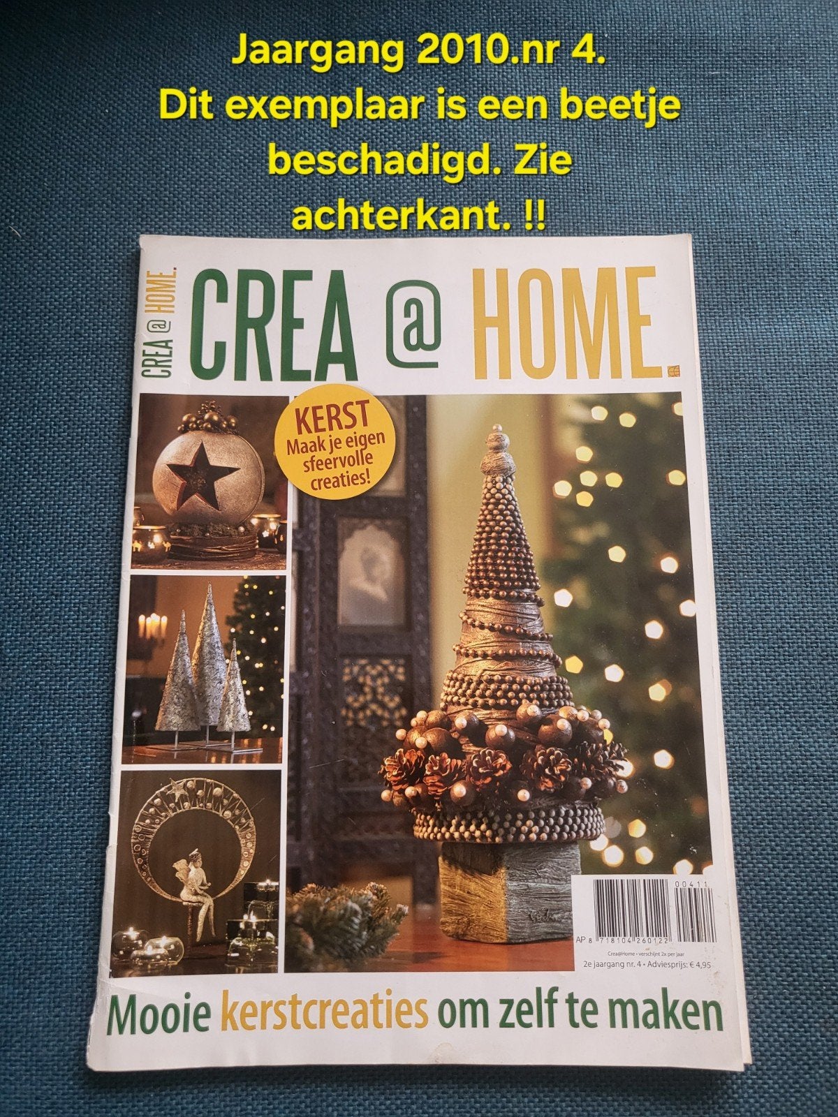Crea @ Home Kerst Magazine 2010 nr. 4 - Knutselideeën, Ophalen of Verzenden, Gelezen, Overige typen