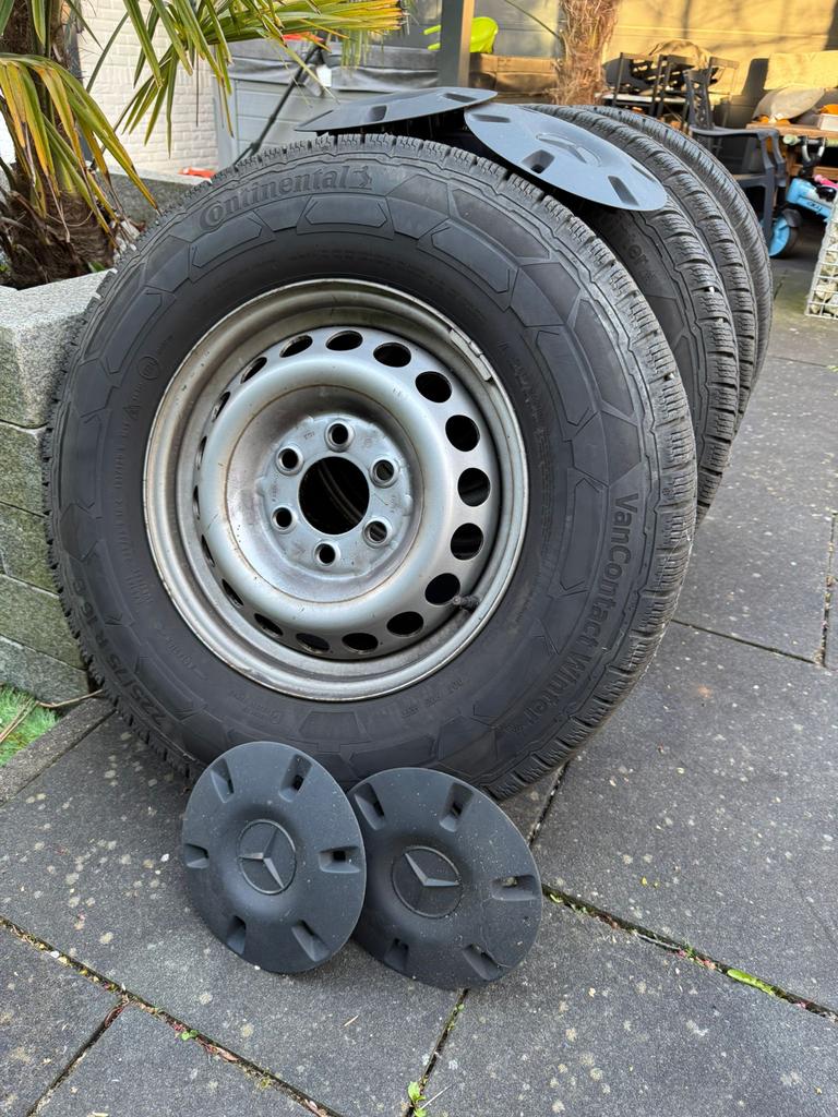 Winterbanden M+S 225/75 R16 Mercedes Sprinter, Ophalen