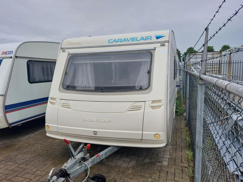 Caravelair Bamba de Luxe 416 1997 Voortent/Fietsenrek, Overige typen, Bedrijf, Treinzit, Koelkast