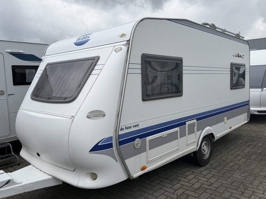 Hobby De Luxe Easy 450 VOORTENT + RONDZIT, Gascomfoor, Rondzit, Hobby, Bedrijf