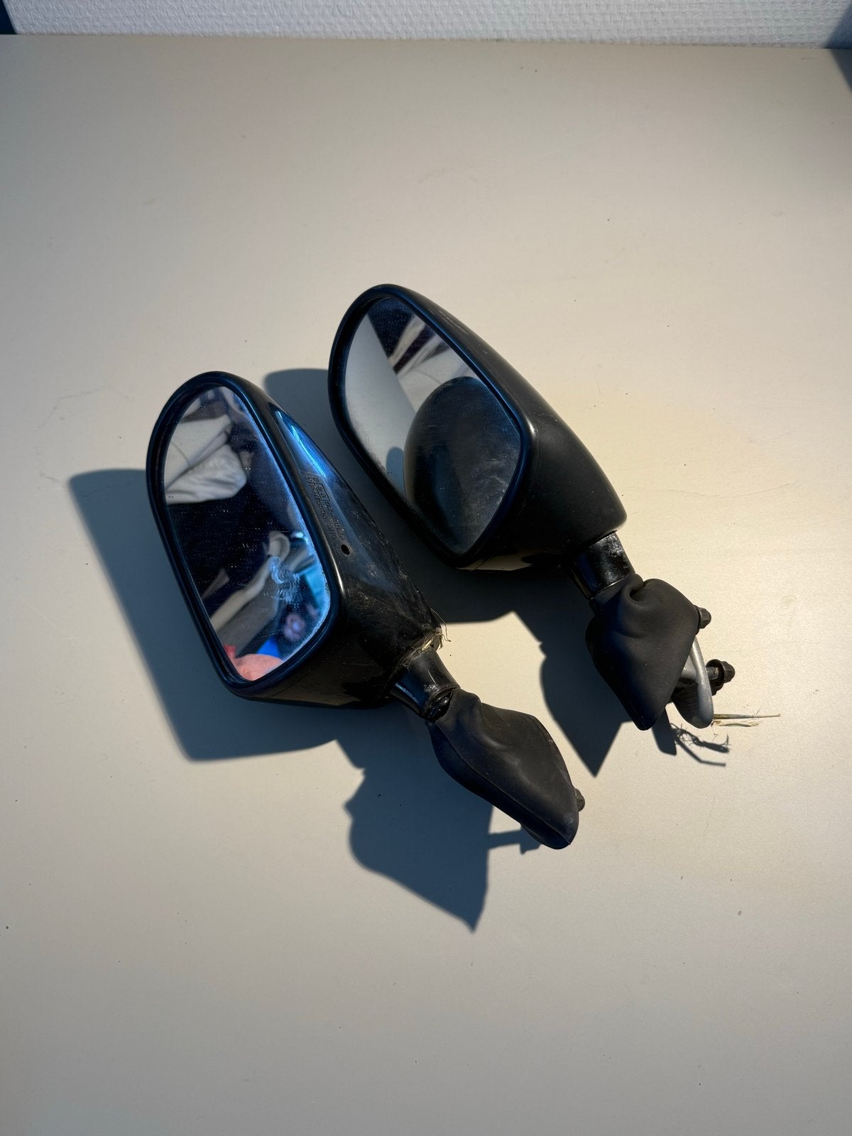 Set spiegels Kawasaki ZX9R 1994-1997, Motoren, Ophalen of Verzenden, Gebruikt