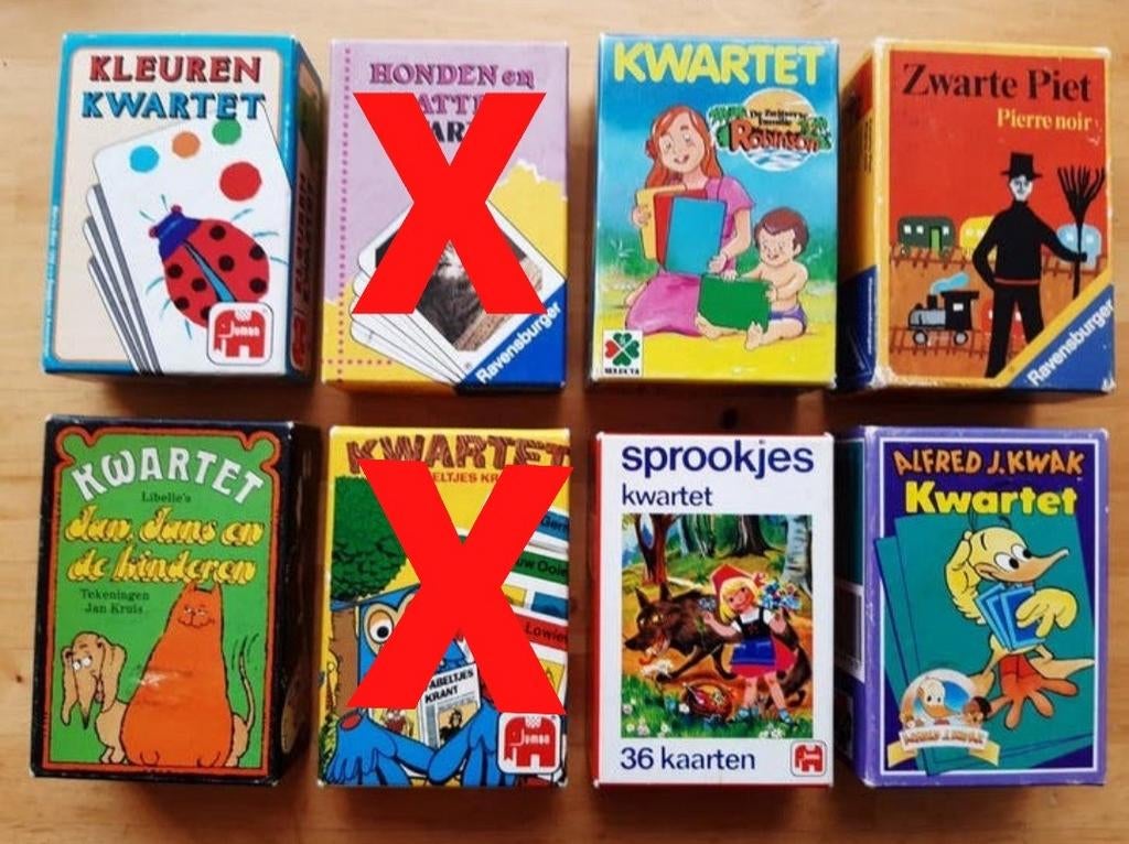Diverse kwartet spellen, Verzamelen, Ophalen of Verzenden, Kwartet(ten)
