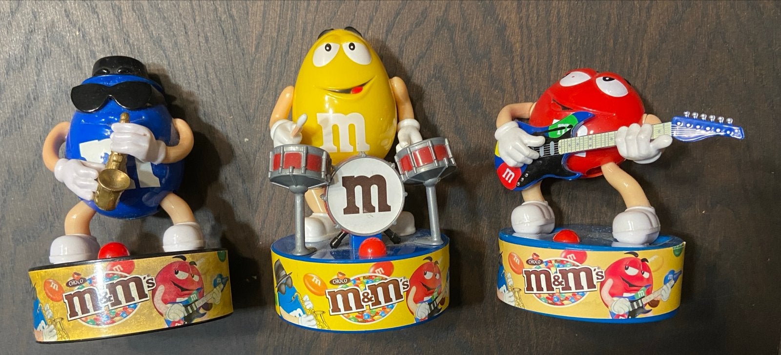 Vintage M&M's Rock Sterren Set - Saxofoon, Drumstel, Gitaar, Ophalen of Verzenden, Zo goed als nieuw