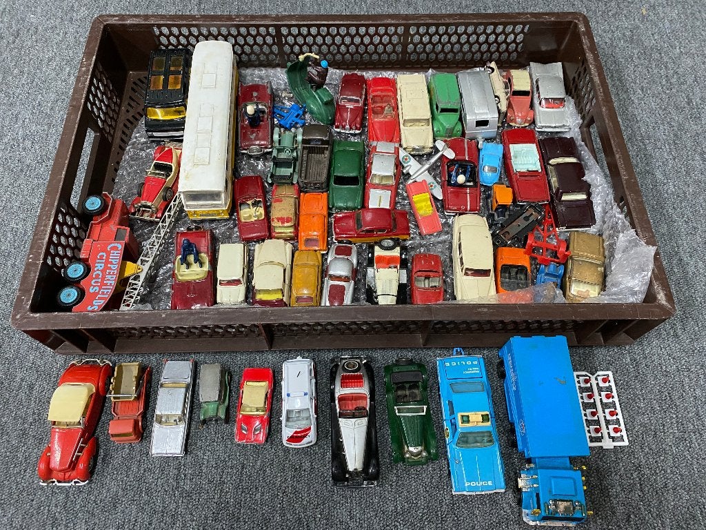 ~50x Miniatuurauto's Dinky Toys FALLER Lion Solido etc, Gebruikt, Auto, Matchbox, Onbekend