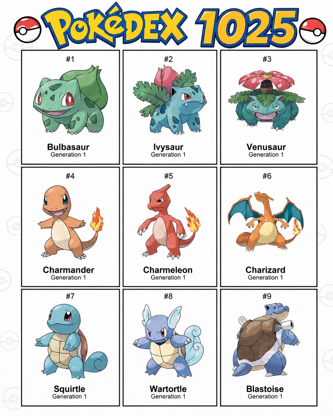 Pokedex placeholders 1025 Pokémon, Ophalen, Zo goed als nieuw