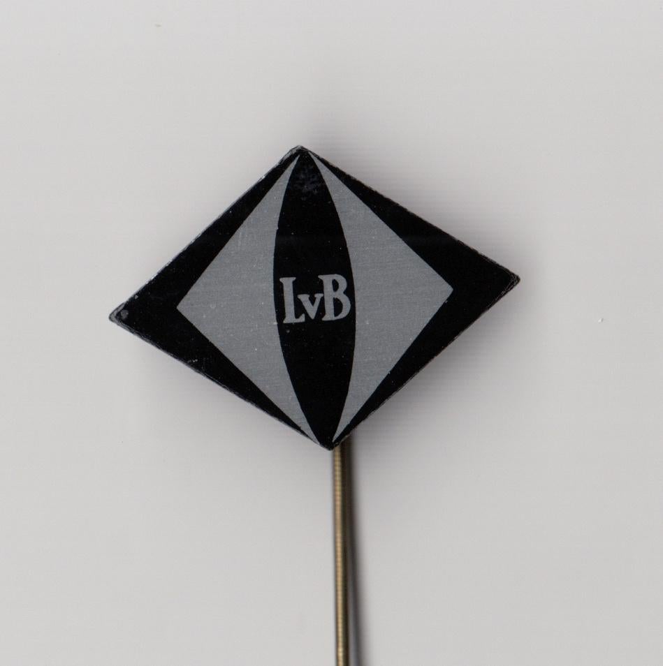 Leiden LvB speldje, Verzamelen, Speldjes, Pins en Buttons, Gebruikt, Speldje of Pin, Overige onderwerpen, Ophalen of Verzenden
