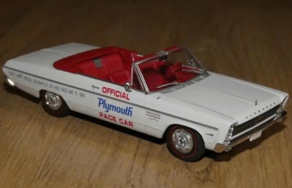 Plymouth Sport Fury Indy Pace Car '65 1/43 American cars 114, Verzenden, Nieuw, Auto, Overige merken