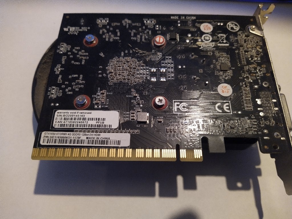 PALIT GEFORCE GTX 1650 4GB GDDR5 (Out of Box), Computers en Software, Videokaarten, Ophalen, PCI-Express 3, HDMI, Nvidia