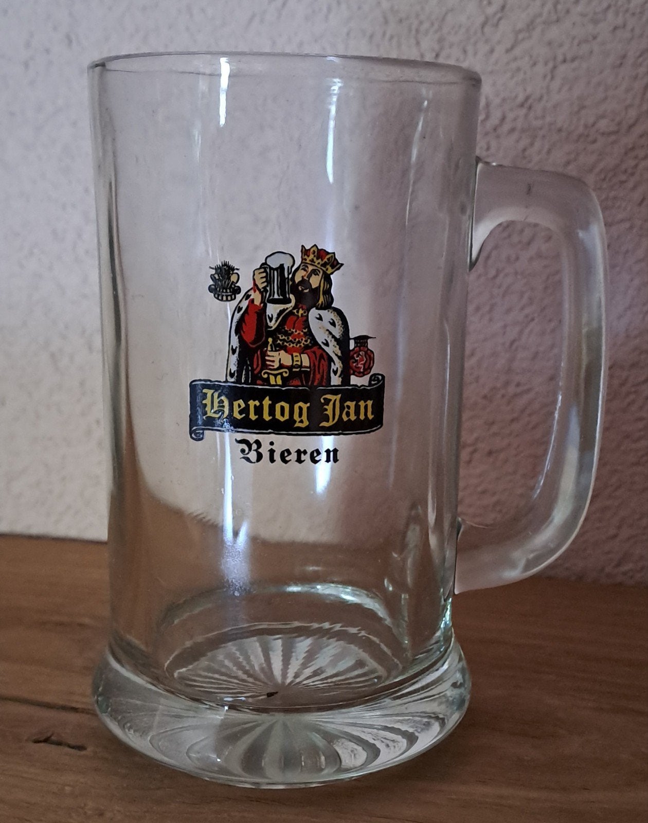 Hertog Jan Bierpul - Vintage Glazen Bierglas, Ophalen of Verzenden, Overige merken, Glas, Overige typen