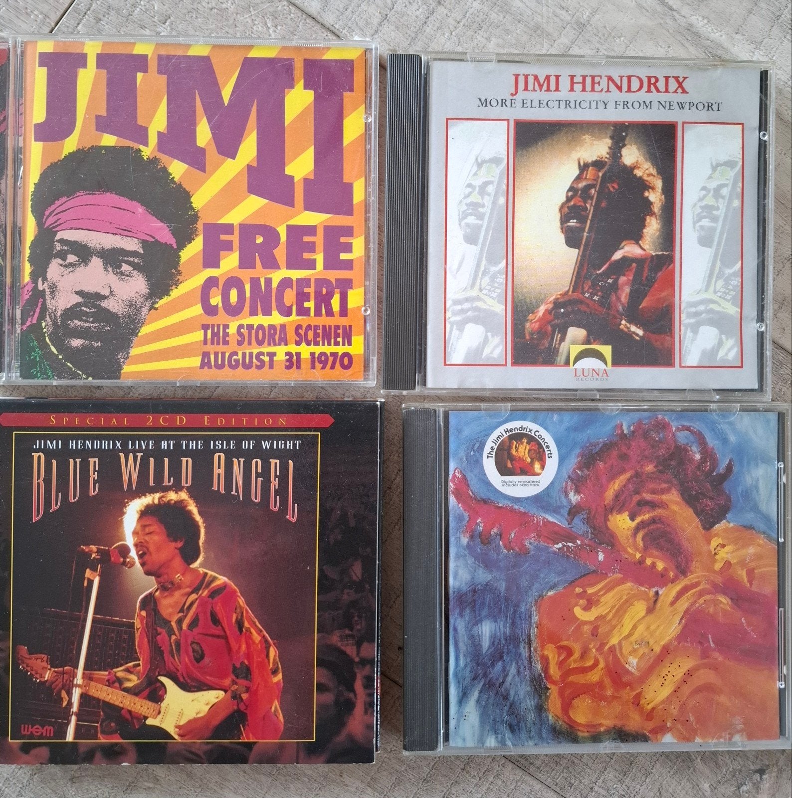 5 cd's van Jimi Hendrix, Ophalen of Verzenden, Gebruikt