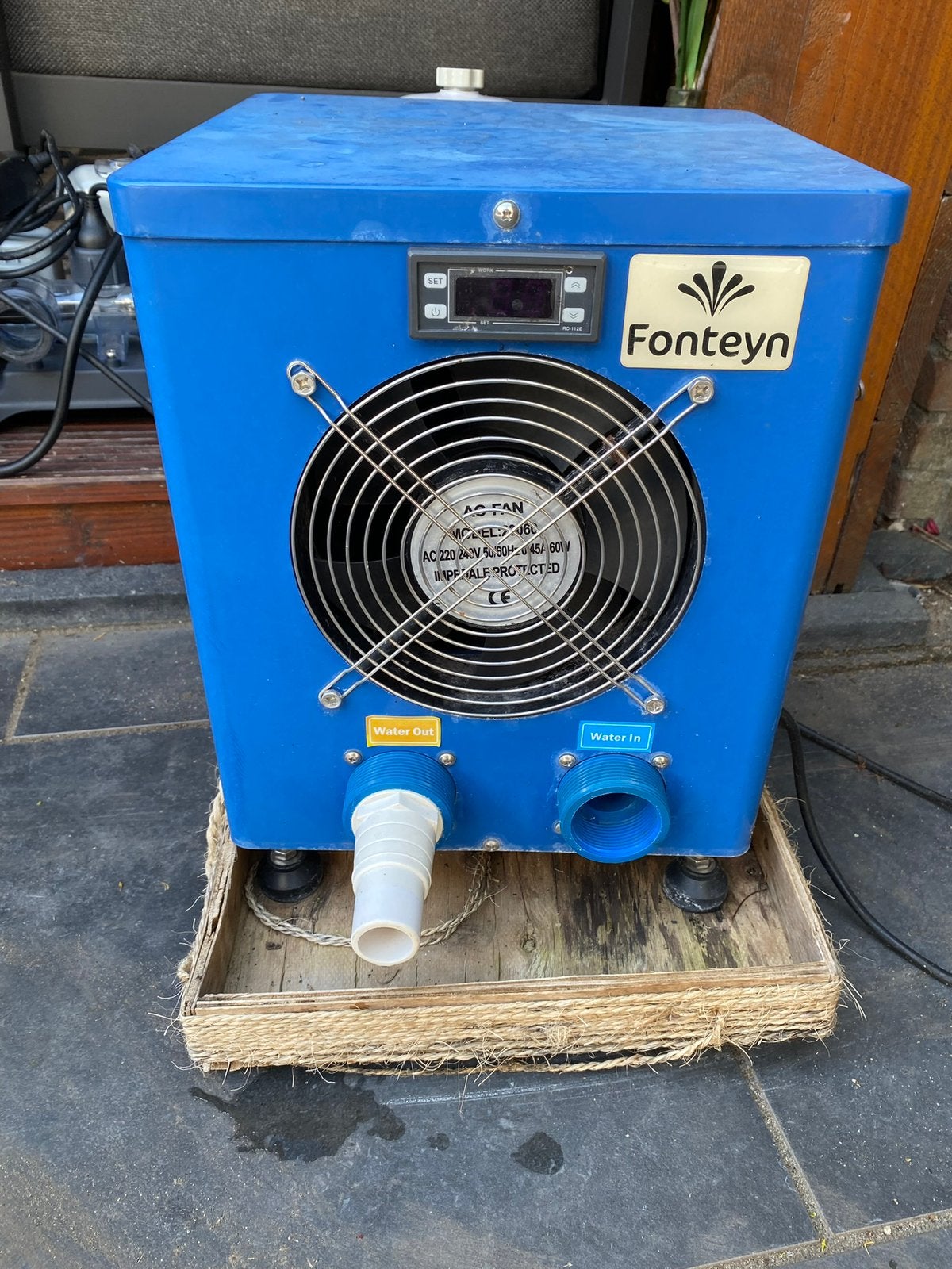 Warmtepomp zwembad, Tuin en Terras, Ophalen, Zo goed als nieuw