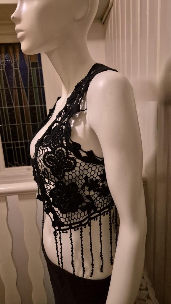 Boho gilet met franjes, XS/34/6, Ophalen of Verzenden, Zo goed als nieuw, Maat 34 (XS) of kleiner