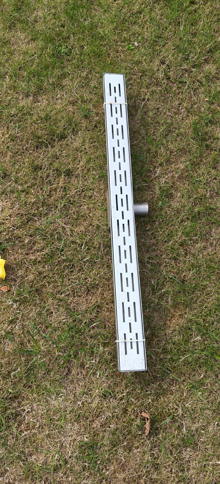RVS afvoergoot voor terras of douche, Ophalen, Afvoer, Gebruikt, Rvs